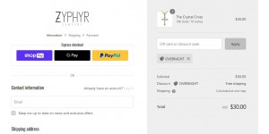 Zyphyr Jewelry coupon code