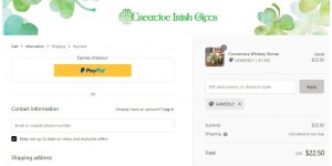 Creative Irish Gifts coupon code