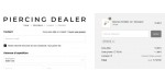 Piercing Dealer discount code