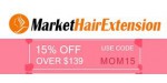 Market Hair Extension discount code