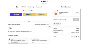 Able coupon code