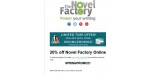 The Novel Factory discount code