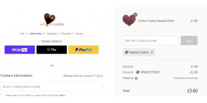 With Love Cosmetics coupon code