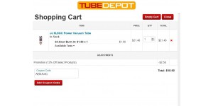 Tube Depot coupon code