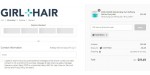 Girl + Hair coupon code