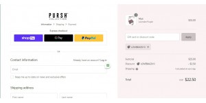 Pursh Collection coupon code