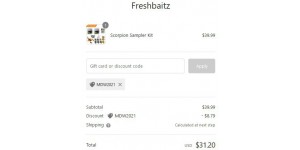 Fresh Baitz coupon code