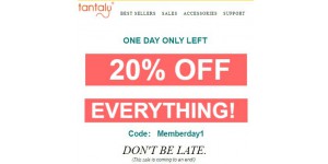Tantaly coupon code