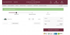 Virginia Hayward coupon code