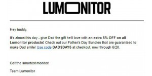 Lumonitor coupon code