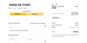 Hanz de Fuko coupon code