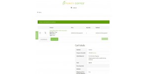 Purity Coffee coupon code