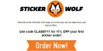 Sticker Wolf discount code