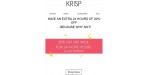 Krisp Clothing discount code