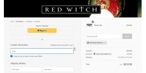 Red Witch coupon code