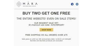 Mara Hair and Mode Studio coupon code