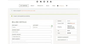 Onoxa coupon code