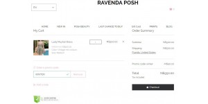 Ravenda Posh coupon code