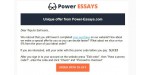 Power Essays discount code