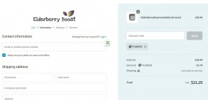 Elderberry Boost coupon code