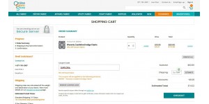 Online Fabric Store coupon code