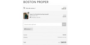 Boston Proper coupon code