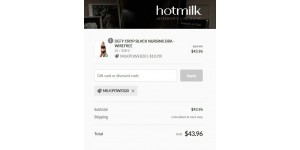 Hotmilk Lingerie coupon code