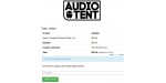 Audio Tent discount code