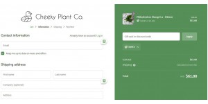 Cheeky Plant Co coupon code