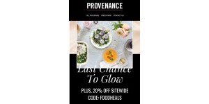 Provenance coupon code