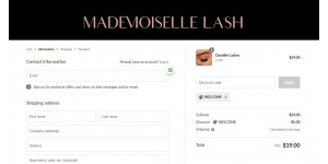 Mademoiselle coupon code