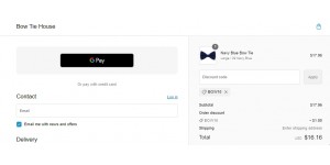 Bow Tie House coupon code