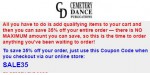 Cemetery Dance Publications discount code