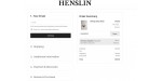 Henslin discount code