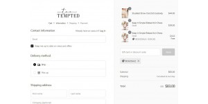 Tempted Boutique coupon code