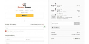 Express Glasses coupon code