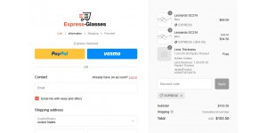 Express Glasses coupon code