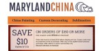Maryland China discount code