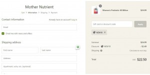 Mother Nutrient coupon code