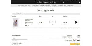 Naked Wardrobe coupon code