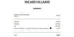 We Are Villains discount code