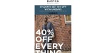 Burton Menswear discount code