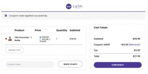Calm by Wellness coupon code