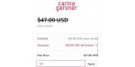 Carina Gardner discount code