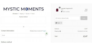 Mystic Moments coupon code