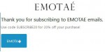 Emotae discount code