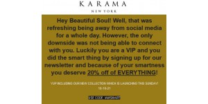 Karama coupon code