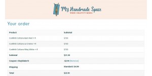 My Handmade Space coupon code