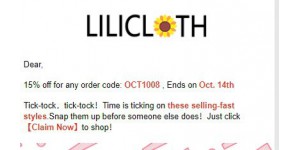 Lili Cloth coupon code