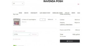 Ravenda Posh coupon code